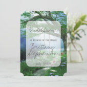 INVITATION CHEMIN VERS LA FÊTE DES MARIÉES DE FLUX DE BOIS FO (Debout devant)