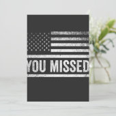 Invitation Chemise de Noël laide de l'élection de Trump Vance (Debout devant)