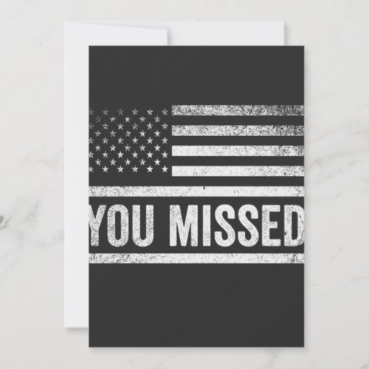 Invitation Chemise de Noël laide de Trump Vance Election (Devant)