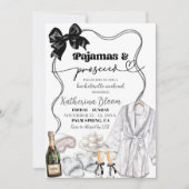 Invitation Chemise de nuit et week-end de Prosecco pour l'ent (Devant)