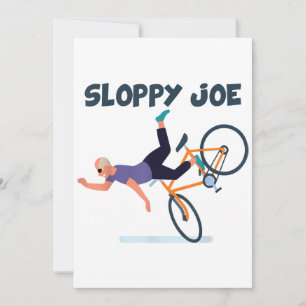 Invitation Chemise drôle de Joe Biden Sloppy Joe Biden drôle