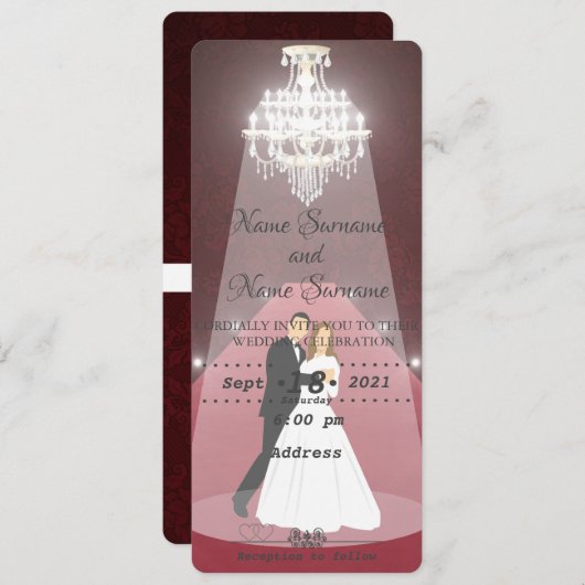 Invitation Chendelier (Devant / Derrière)