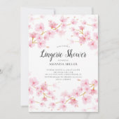 Invitation Chêne Fleur de fleurs de la nuptiale Lingerie Douc (Devant)