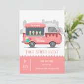 Invitation Chèque de rue glace (Debout devant)