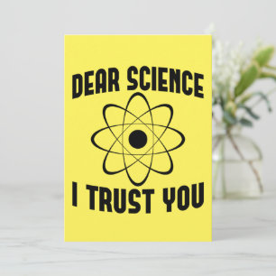 Invitation Cher scientifique je vous fais confiance - Drôle p