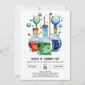 Invitation Chercheur de découverte de la fiole d'aquarelle An (Devant)