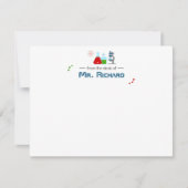 Invitation Chercheur scientifique en sciences Stationery (Devant)