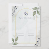 Invitation Cherchez les moments, célébrez l'amour. (Devant)