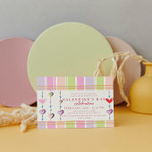 Invitation Chérie Candy Stripe Saint Valentin