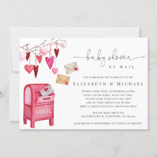 Invitation Chérie Valentine Baby shower Cupidé Par Mail