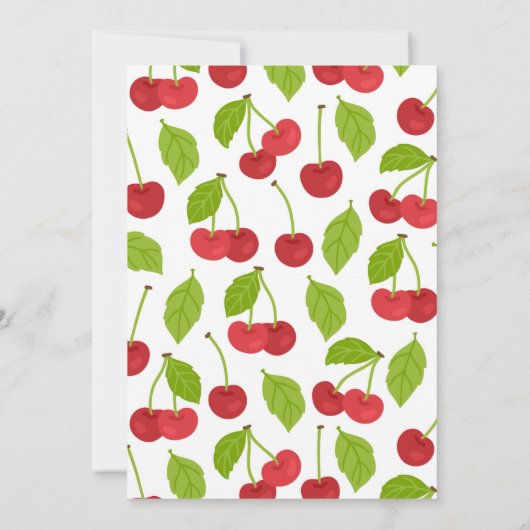 Invitation Cherries Devinez Le Prix Fête des mariées Jeu Cher (Dos)