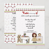 Invitation Cherry Baker (Devant / Derrière)