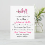 Invitation Cherry Blossom (Debout devant)