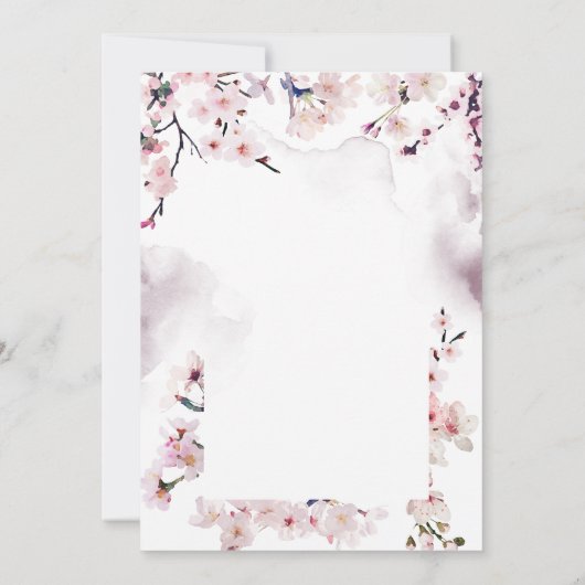 Invitation Cherry Blossom 75e anniversaire (Dos)