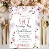Invitation Cherry Blossom 90e anniversaire