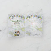Invitation Cherry Blossom Bouquet Couple Douche (Intérieur)