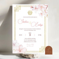Cherry Blossom Chinoiserie Mariage chinois