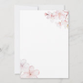 Invitation Cherry Blossom Chinoiserie Mariage chinois (Dos)