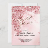 Invitation Cherry Blossom Délice de douche nuptiale Invitatio (Devant)