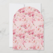 Invitation Cherry Blossom Délice de douche nuptiale Invitatio (Dos)