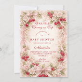 Invitation Cherry Blossom Garden Baby Shower (Devant)