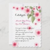 Invitation Cherry BLossom Mariage (Devant)