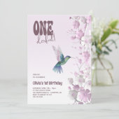 Invitation Cherry Blossom Onederday 1er anniversaire (Debout devant)