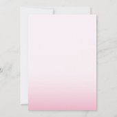 Invitation Cherry Blossom rose Sakura Floral Mariage (Dos)