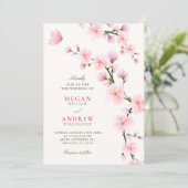 Invitation Cherry blossom wedding  (Debout devant)