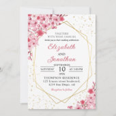 Invitation Cherry Blossom Wedding – Sakura Floral Wedding (Devant)