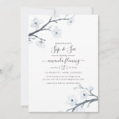 Invitation Cherry Blossoms Siroter et voir (Devant)