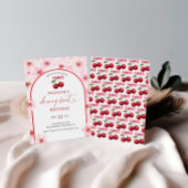 Invitation Cherry First Pink Cherry Blossom 1er anniversaire