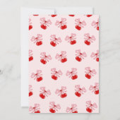 Invitation Cherry on Top Birthday Cherries 1st Birthday (Dos)