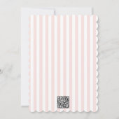 Invitation Cherry on Top Coquette Bow Pink Baby Shower  (Dos)