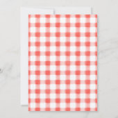 Invitation Cherry on Top Gingham Baby Shower (Dos)
