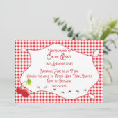 Invitation Cherry Picnic (Debout devant)