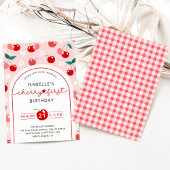 Invitation Cherry Premier anniversaire 1er anniversaire