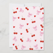 Invitation Cherry Sweet Birthday Cherries 1st Birthday (Dos)