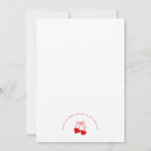 Invitation Cherry Valentine Little Sweetheart Baby Shower (Dos)