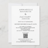 Invitation *~* Cherub AR6 Victorian QR PHOTO RSVP Mariage (Dos)