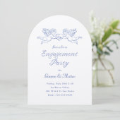 Invitation Cherubs Tenir la partie d'engagement des couples c (Debout devant)