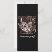 Invitation Cheshire Cat Carnivale Style (Dos)