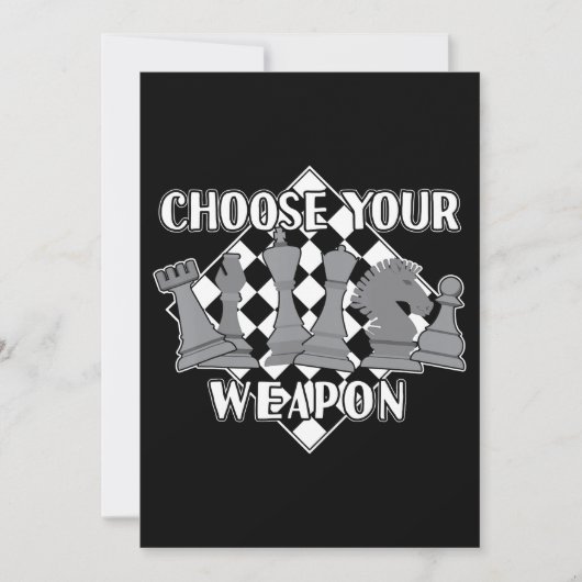 Invitation Chess Piece Game Strategy Venin A Chess Player (Devant)