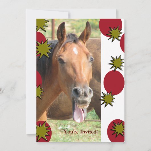 Invitation Cheval (Dos)