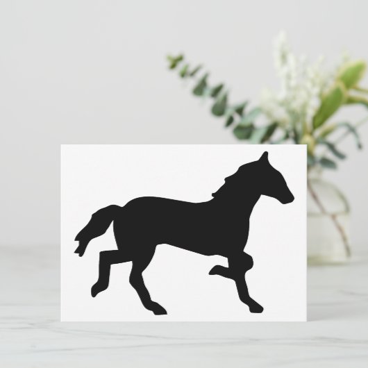 Invitation cheval (Debout devant)