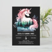 Invitation Cheval Adorable Jungle Anniversaire (Debout devant)