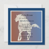 Invitation Cheval blanc (Dos)