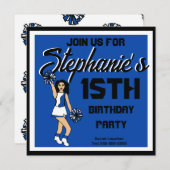 Invitation Cheval bleu #2 (Devant / Derrière)