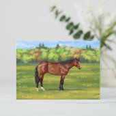 Invitation Cheval Brown Bay Quarter (Debout devant)