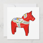 Invitation Cheval dalécarlien (Devant)